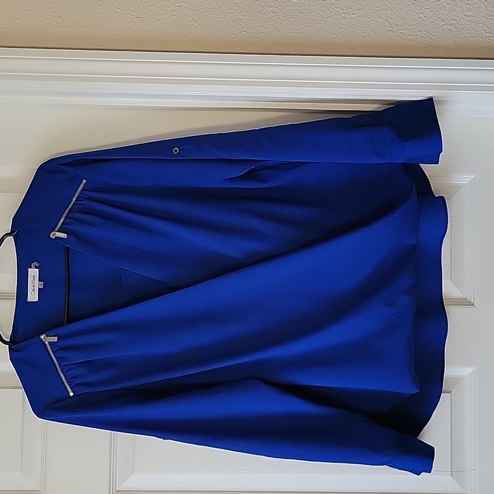 Calvin klein long sleeve blous Size L